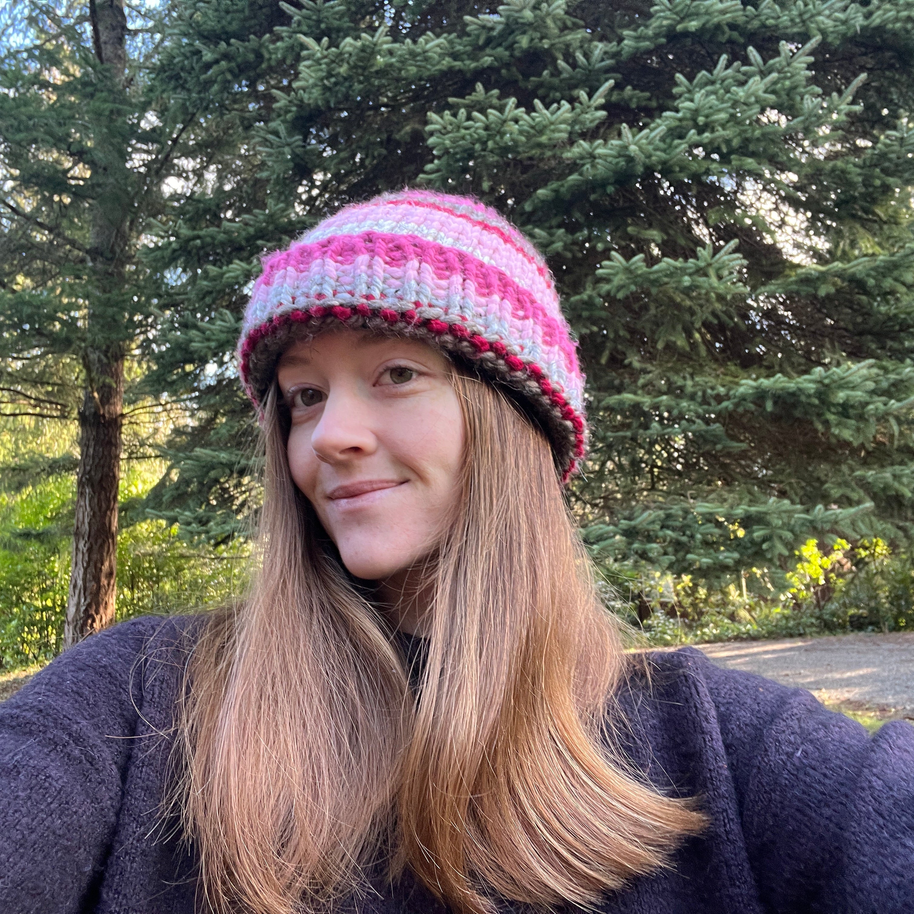 Rosewood Stripe Beanie