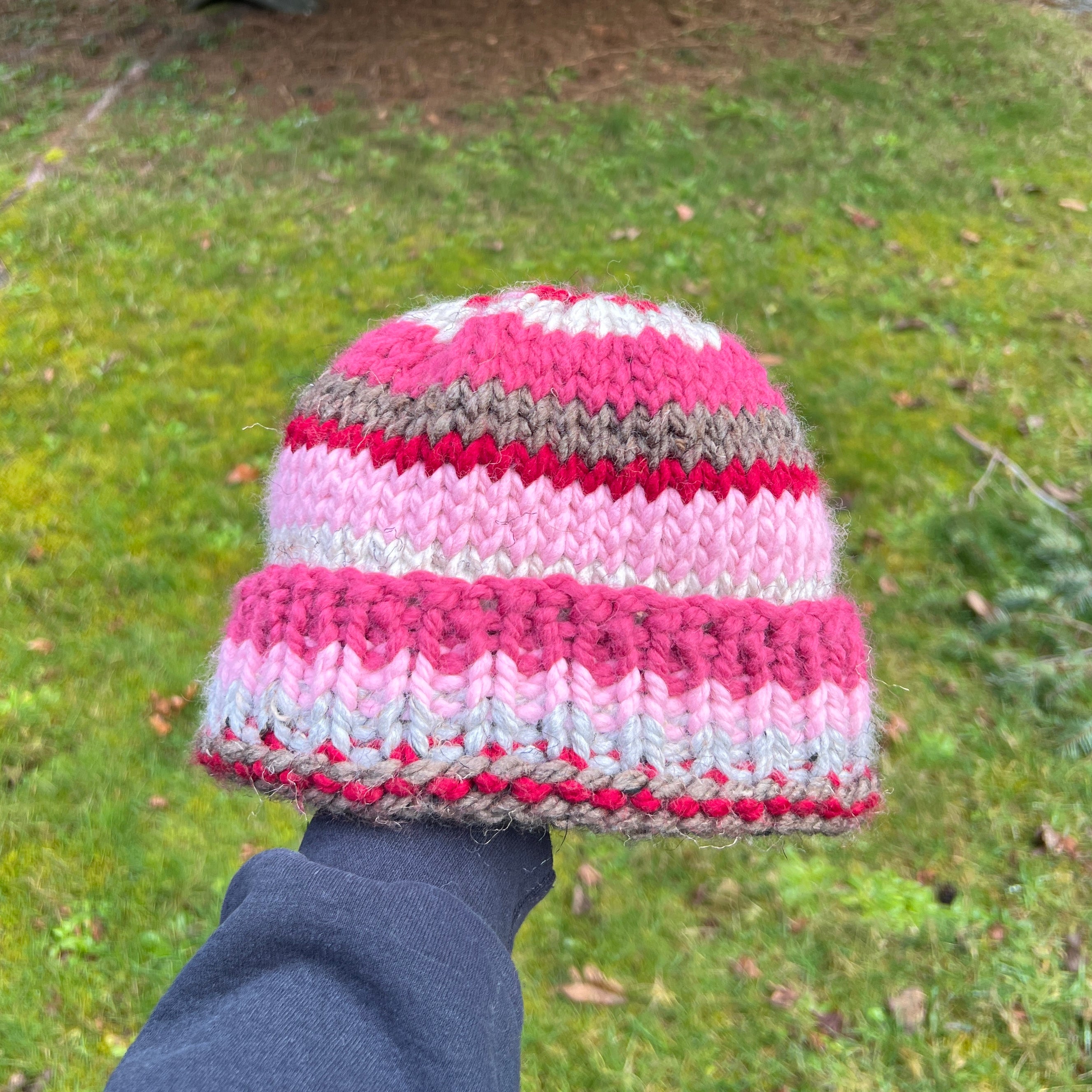 Rosewood Stripe Beanie