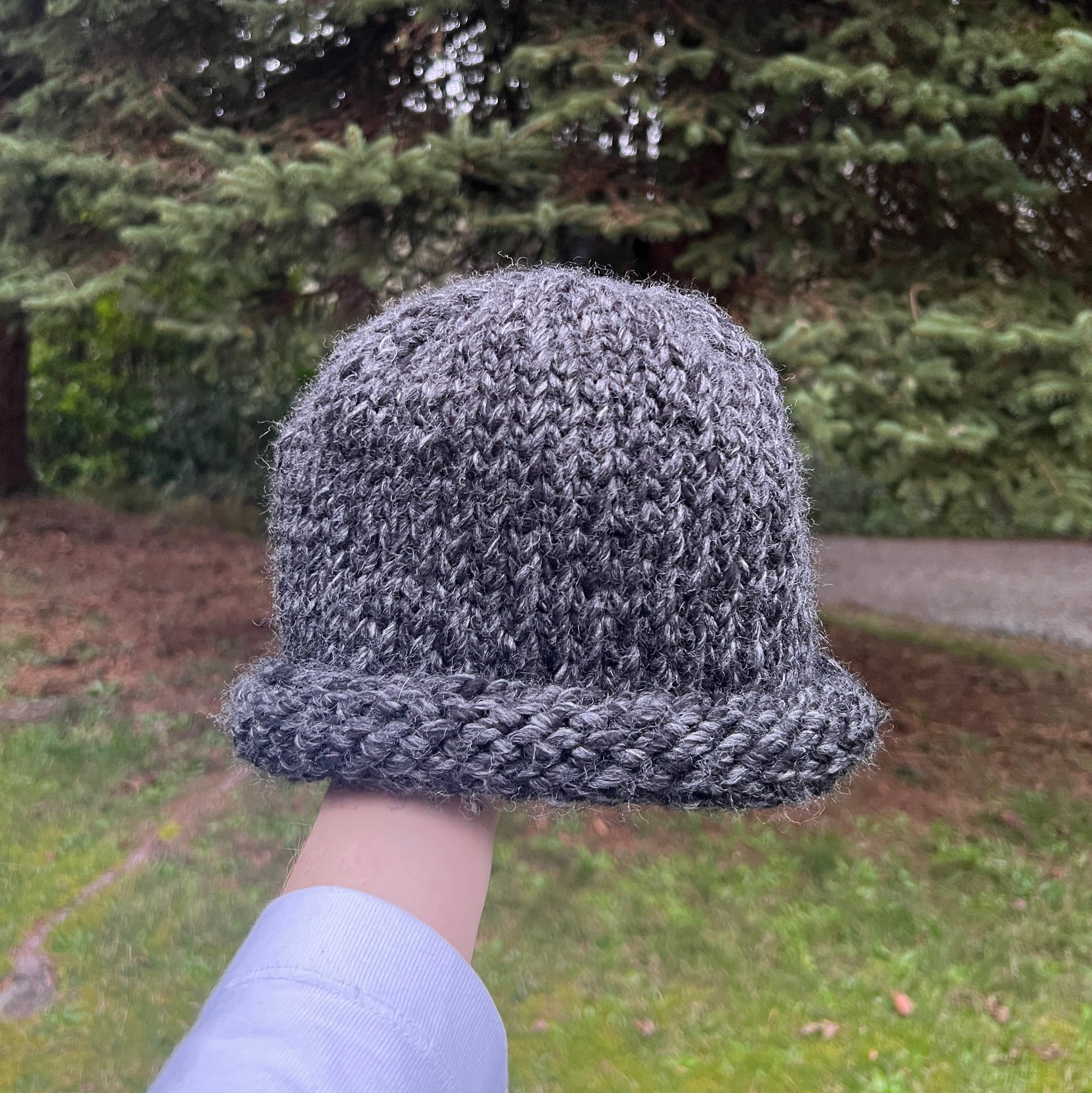 Charcoal Knit Beanie