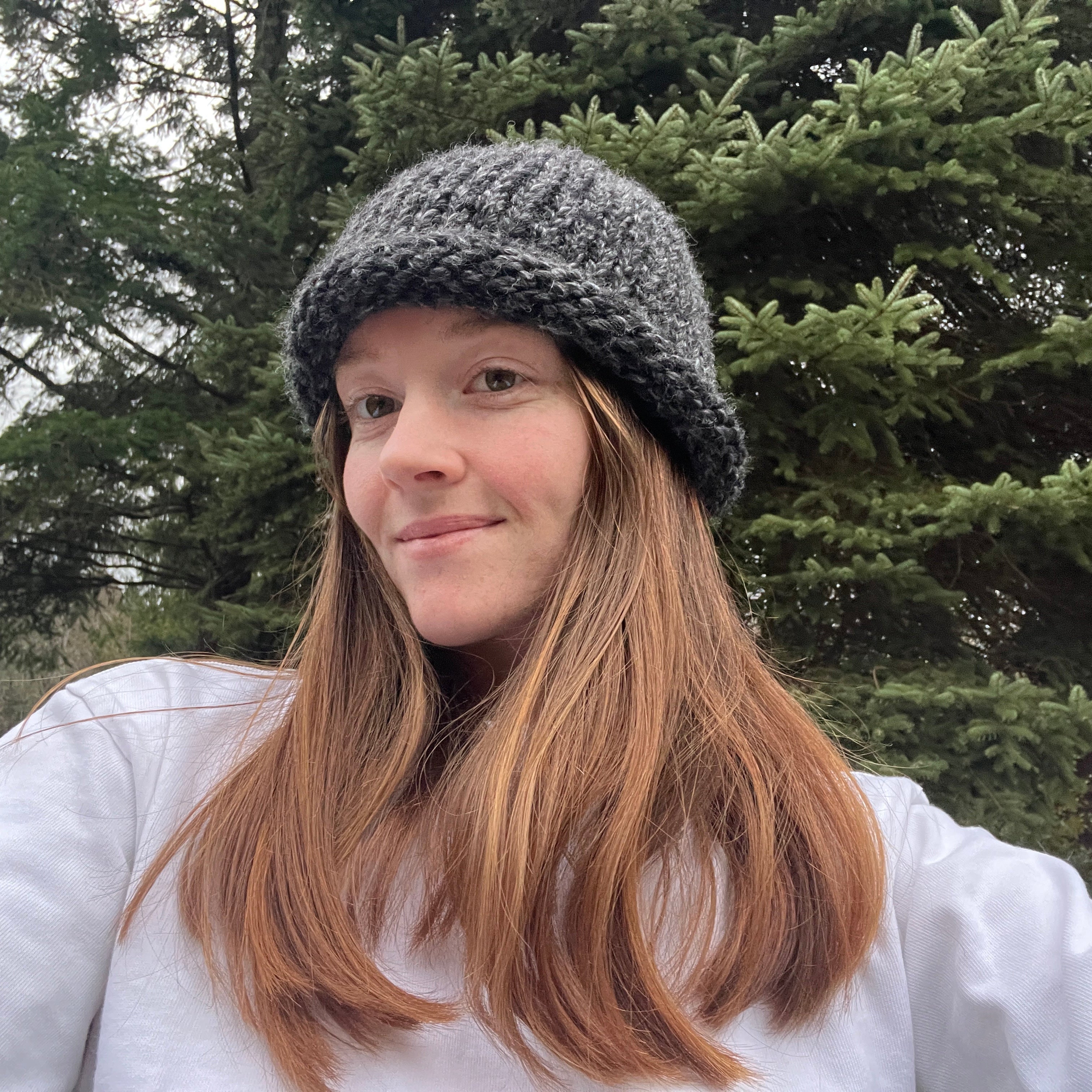 Charcoal Knit Beanie